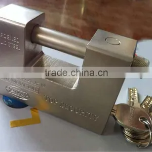 Large Size Rectangular Iron Padlock Steel Padlocks thumbnail-2