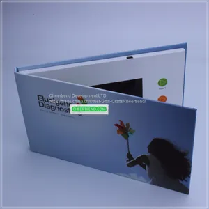 Best Quality Hardcover A5 Brochure 4.3 Inch TFT Lcd Video Greeting Card, Lcd Video Cards, Video Brochure thumbnail-2