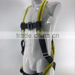 Yellow Cheap Full Body Harness With Lanyard thumbnail-3