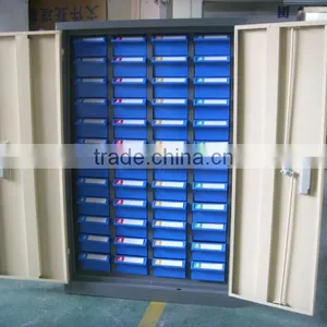 Heavy Duty Plastic Bins Vintage Plastic Parts Storage Cabinet thumbnail-2