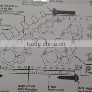 Nut and Bolt Gauge With Patent for Measuring Tool thumbnail-5