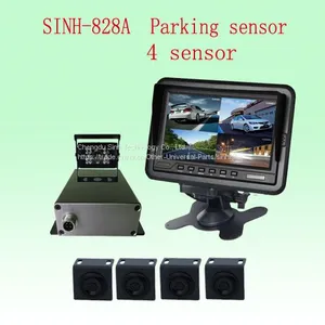 4 Sensors Backup Reversing Sensor Connect With Rearview Camera System for Truck thumbnail-1