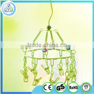 Wholesale Metal Hanging Clothes, Indoor Clothes,wire Pegs Clothes thumbnail-1
