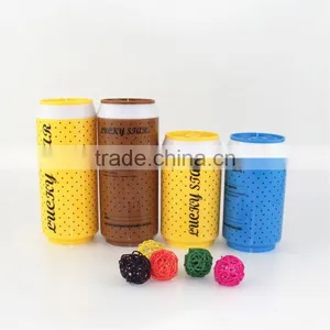 2017 Customized According to Customer Logopop-top Can Plastic Cans Bottle PC Anti Leak Sport Bottle thumbnail-3