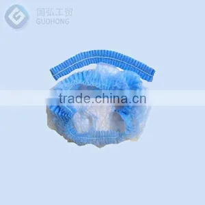 Disposable Non Woven Mob Clip Cap,non Woven Mob Cap Colored for Hygiene/surgical/food thumbnail-4