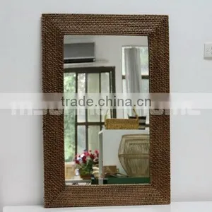 Rattan Frame Mirror thumbnail-1
