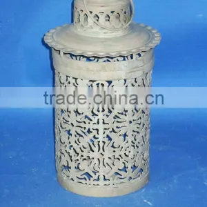 New Design Cheap Hanging Decorative Cylinder Metal Candle Lantern for Indoor and Garden thumbnail-1