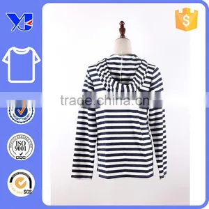 Sporters Comfortable Wear Opening Functional Pocket Fleece Stripe Hoodie thumbnail-2