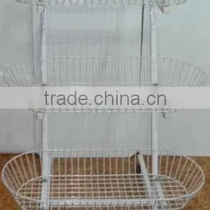 Practical Double Sided Floor Wire Mesh Display Racks and Stands thumbnail-6