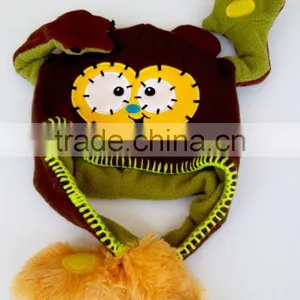 Wholesale Pom Pom Knitted Custom Acrylic Beanie thumbnail-6