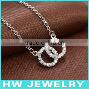 40618 Short 925 Sterling Silver Necklaces thumbnail-1