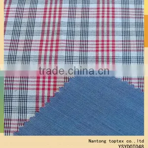 50s Double Layer Cotton Fabric Yarn Dyed Checks Shirt Fabric thumbnail-1