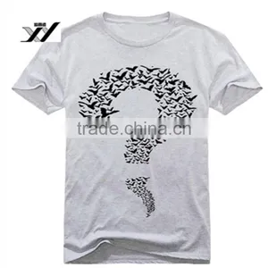 Fashion Man T-shirt, Cotton Custom Printed Short Sleeve T-shirts thumbnail-3