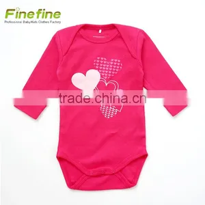 Fashion Style Long Sleeve Baby Clothes Printed Baby Romper thumbnail-1