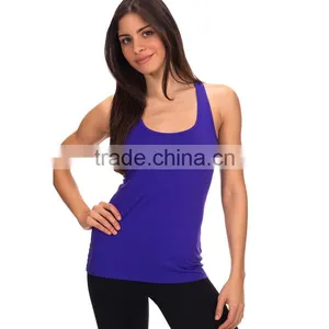 China Manufacturer Wholesale Women Clothing Fashion Design Women Gym Tank Top thumbnail-2