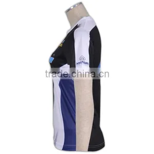 BSCI/ISO9001 Factory Dry Fit Breathable Fabric Italy Sublimation Ink Hotsale Cheap Sublimation t Shirt Design thumbnail-3