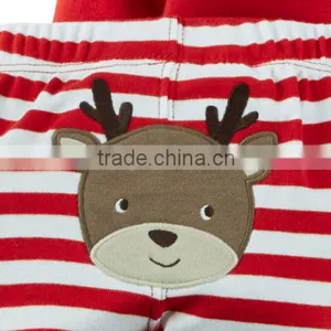 Sunshineangel 2015 Red Stripe New Christmas Cotton Baby Girls Romper Suits thumbnail-3
