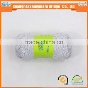 Online Shopping Knitting Yarn China Supplier Best Wholesale Oeko Tex Cotton Lurex Soft Yarn Hand Knitting Yarn With Free Sample thumbnail-1