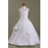 A-line Square Neck Sleeveless Beading Floor-length Bridesmaid Dresses thumbnail-1