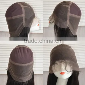 Wholesale Virign Brazilian Frontal Lace Human Hair Wig Black Rose Wavy Customized Full Lace Wigs thumbnail-3