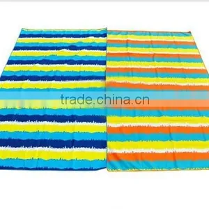 Microfiber Strip Style Beach Towel Printed thumbnail-1