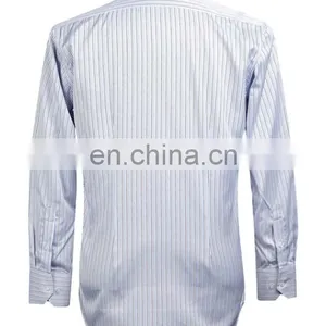 Top Quality Classical Stripe Men Dress Shirt for Business Party thumbnail-3