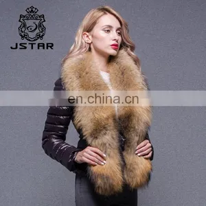 Super Quality Customize Down Womens Coats American Europen Style Coat Raccoon Fur Collardown Jacket For Winters thumbnail-4