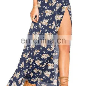 Latest Hawaian High Waist Skirt Crop Top Images thumbnail-2