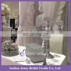 BCK114 Cheap Retractable Indian Style Luxury Hotel Curtains With Organza Flowers thumbnail-6