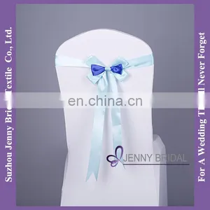 SH092A Satin Ribbon Bow Grosgrain Ribbon Satin Chair Sash thumbnail-5