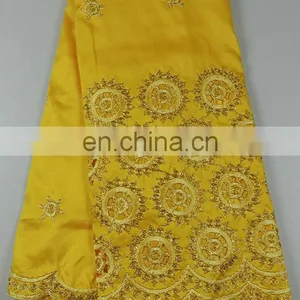 Latest Raw Silk Embroidery George Lace(BG-014) thumbnail-2
