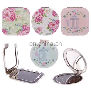 Resin Epoxy Type Double Sided Resin Square Wholesale Quality Compact Mirror Supplier thumbnail-1