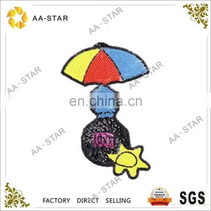 Stained Desk Lamp Design Custom Sequin Patch for Clothing thumbnail-1