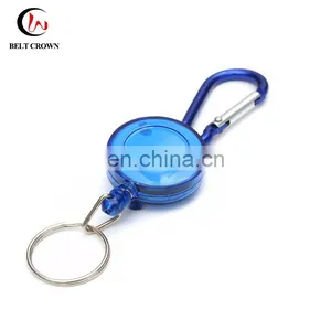 ABS Material ID Retractable Badge Holder Reel With Carabiner thumbnail-1