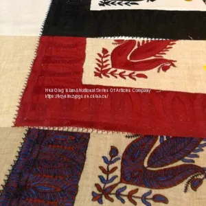 Arab Wool Embroidery Scarf / Arab Wool Acrylic Embroidery Scarf / Arab Scarf / Muslim Hijab Scarf thumbnail-5