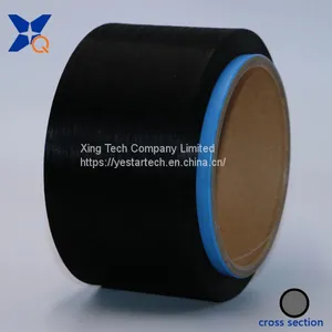 Black Carbon Inside Conductive Nylon Fiber Filaments 40D/6F for Anti-Static Yarn/ESD Fabric/electronics Mill Glove-XTAA199 thumbnail-2