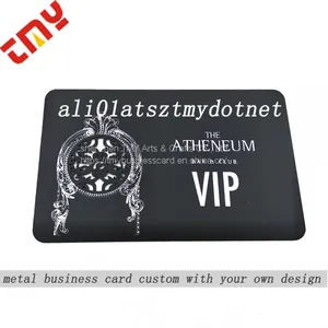 Custom Blank Metal Credit Cards,Black Metal Business Card Printing thumbnail-5