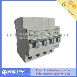 DC and AC 1-4P 250-1200VDC Non Polarity Miniature Circuit Breaker With C Curve thumbnail-1