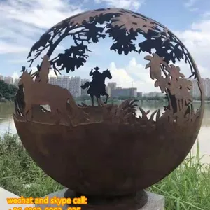 Garden For Decoration Customized Unique Stainless Steel Garden Concave Reflector, thumbnail-3