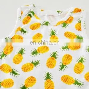 Fashion Summer Short Sleeve Infant Baby Romper Organic Cotton Baby Romper thumbnail-3