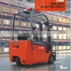 1.5 TON THREE WHEEL AC ELECTRIC FORKLIFT thumbnail-1
