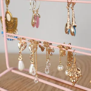 Luxury Jewelry Display Stand Rack Earrings Jewelry Storage /Display Stands With Hooks thumbnail-3