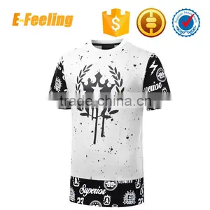 2016 New Style Fashion High Quality 3d Printing Man T-shirt Custom thumbnail-2