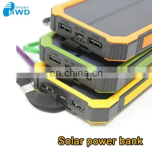 2019 Slim Shock Proof Usb Mini qi Wireless Disposable Portable Solar Mobile Charger Power Bank With Battery Polymer Rohs thumbnail-3