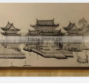 Chinese Art Wall Roller Blind and Upholstery thumbnail-1