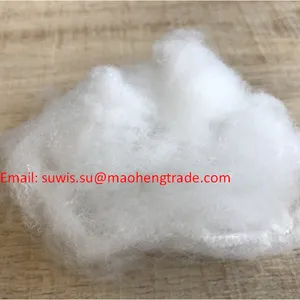 1.2d/1.4d *32/38/44/51/64mm White Virgin Polyester Staple Fiber Factory Cheap Price thumbnail-1