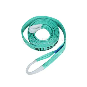 Polyester Flat Webbing Sling, WLL2T, Safety Factor 7:1, According To EN11492-1 Standard,CE,GS thumbnail-1