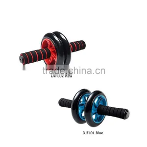 Fitness Exercise Wheel Double Use AB Wheel Roller Red Color thumbnail-4