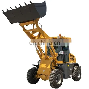 1.2ton 0.55bucket Capacity 4L68 Engine ZL12F New Cabin Front Loader With Shovel Wheeled Loading Shovel thumbnail-1