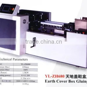 Factory Earth Cover Box Gluing Machine YL-ZH680,corrugated Box Folding Gluing Machine thumbnail-4